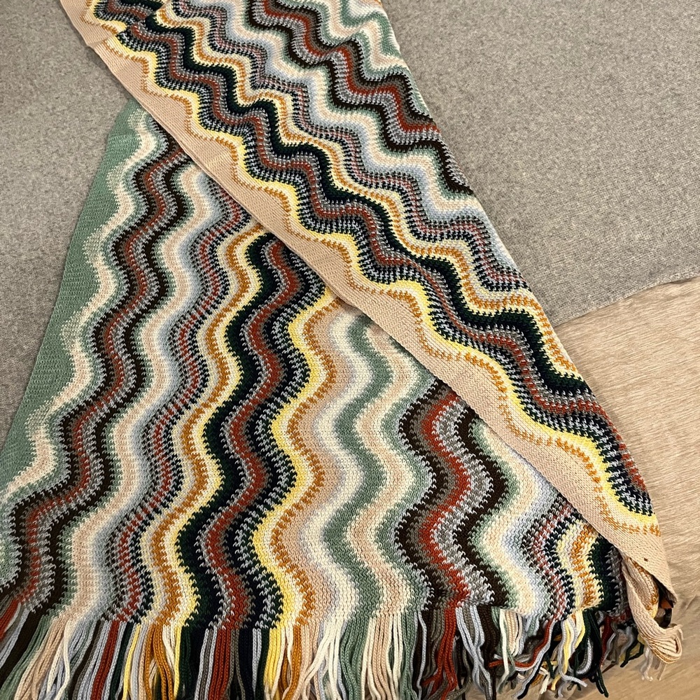 Missoni Vibrant Zigzag Knit Accessory: Multi Color (BRAND NEW) - Picture 4 of 4